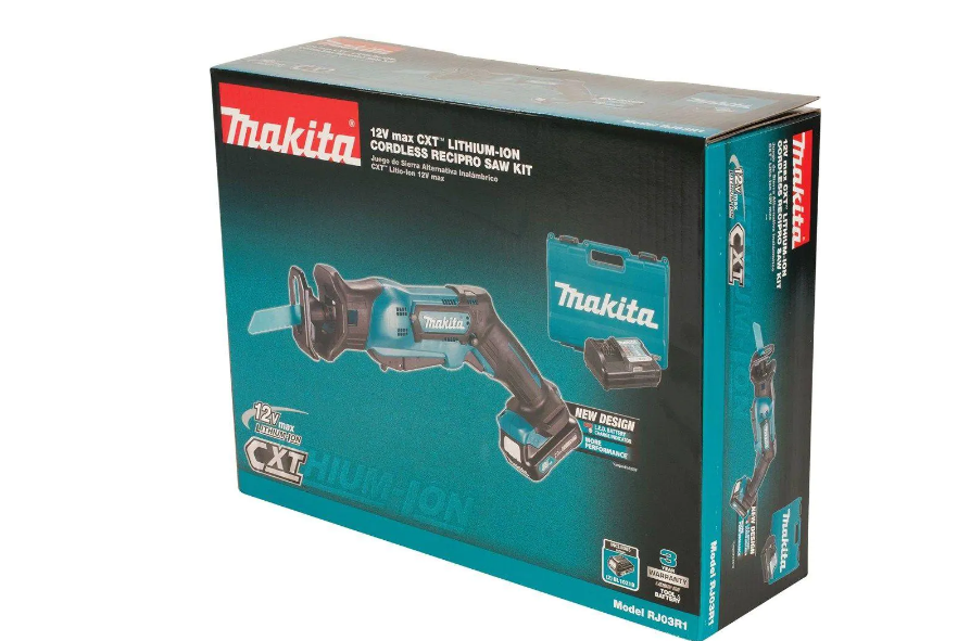 Makita RJ03R1 12-Volt MAX CXT Lithium-Ion Cordless Reciprocating Saw Kit Makita RJ03R1 12-Volt MAX CXT Lithium-Ion Cordless Reciprocating Saw Kit - Image 9