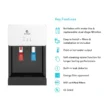 Avalon Countertop Self Cleaning Touchless Bottle less Water Cooler Dispenser, White