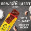 Jack Link's Beef Jerky Bars, Teriyaki, 12 Count - 8g of Protein and 80 Calories Per Protein Bar
