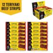 Jack Link's Beef Jerky Bars, Teriyaki, 12 Count - 8g of Protein and 80 Calories Per Protein Bar