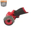 Milwaukee 2522-20 M12 FUEL 12-Volt Lithium-Ion Brushless Cordless 3 in. Cut Off Saw (Tool-Only) Milwaukee 2522-20 M12 FUEL 12-Volt Lithium-Ion Brushless Cordless 3 in. Cut Off Saw (Tool-Only)