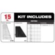 Milwaukee 48-22-9516 Ratcheting Wrench and 48-22-2706 Screwdriver Mechanics Tool Set (21-Piece)