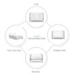 Storkcraft Modern Pacific Pebble Gray 4-in-1 Convertible Crib Storkcraft Modern Pacific Pebble Gray 4-in-1 Convertible Crib