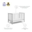 Storkcraft Modern Pacific Pebble Gray 4-in-1 Convertible Crib Storkcraft Modern Pacific Pebble Gray 4-in-1 Convertible Crib