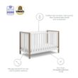 Storkcraft Modern Pacific Vintage Driftwood 4-in-1 Convertible Crib