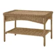StyleWell Rosemont Light Brown Rectangular Steel Wicker Outdoor Patio Coffee Table StyleWell Rosemont Light Brown Rectangular Steel Wicker Outdoor Patio Coffee Table