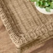 StyleWell Rosemont Light Brown Rectangular Steel Wicker Outdoor Patio Coffee Table StyleWell Rosemont Light Brown Rectangular Steel Wicker Outdoor Patio Coffee Table