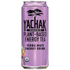 Yachak Yerba Mate Drink, Blackberry, 16 Fl Oz Cans, Pack of 12