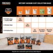 RIDGID HD1280 12 Gal. 6.0-Peak HP NXT Wet/Dry Shop Vacuum with Detachable Blower, Filter, Dust Bag, Hose and Accessories