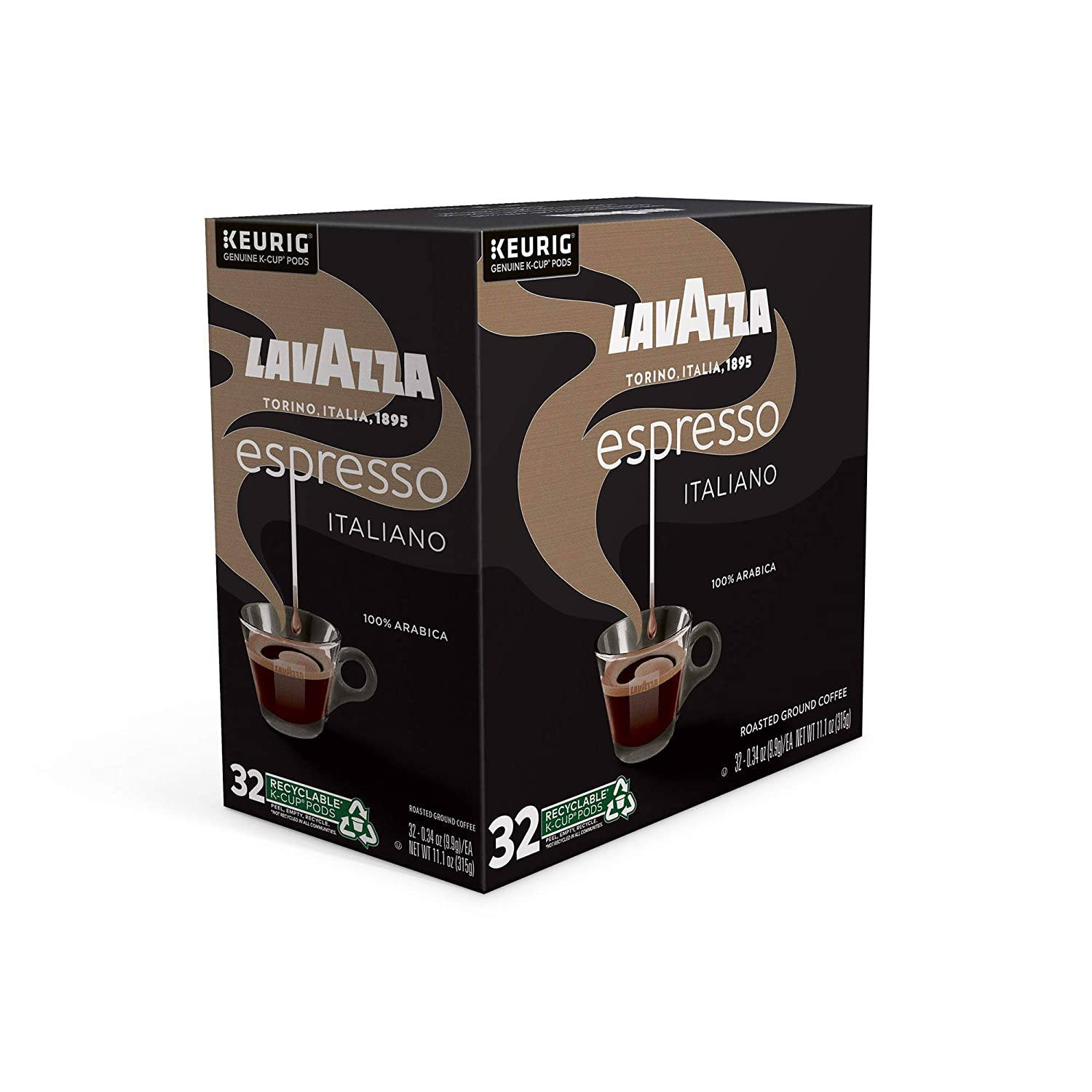 Lavazza Espresso Italiano Single-Serve Coffee K-Cups for Keurig Brewer, 32 Count (Pack of 1) Lavazza Espresso Italiano Single-Serve Coffee K-Cups for Keurig Brewer, 32 Count (Pack of 1) - Image 2