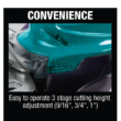 Makita XMU04ZX 18V LXT Lithium-Ion Cordless Grass Shear with Hedge Trimmer Blade, Tool Only