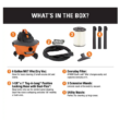 RIDGID HD06001 6 Gal. 3.5-Peak HP NXT Wet/Dry Shop Vacuum with Filter, Hose and Accessories