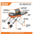 RIDGID R4092 10 in. Wet Tile Saw with Stand