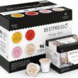 Bestpresso Coffee, Variety Pack Single Serve K-Cup Pods, 96 Count. Includes Breakfast, Colombain, Donut and Italian (Compatible With 2.0 Keurig Brewers) 8 Packs Of 12 Cups