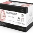 Bestpresso Coffee, Donut Shop Medium Roast Single Serve K-Cup Pods, 96 Count (Compatible With 2.0 Keurig Brewers) 8 Packs Of 12 Cups
