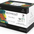Bestpresso Coffee, Costa Rican Dark Roast Single Serve K-Cup Pods, 96 Count (Compatible With 2.0 Keurig Brewers) 8 Packs Of 12 Cups