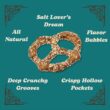 Unique Snacks Extra Salt Splits Pretzels