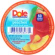 DOLE FRUIT BOWLS Diced Peaches in Fruit Juice, 4 Ounce (36 Cups) DOLE FRUIT BOWLS Diced Peaches in Fruit Juice, 4 Ounce (36 Cups)