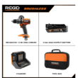 RIDGID R86114KN 18V Brushless Cordless 1/2 in. Drill/Driver Kit with 2.0 Ah MAX Output Battery and 18V Charger