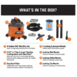 RIDGID HD1400 14 Gallon 6.0-Peak HP NXT Wet/Dry Shop Vacuum with Fine Dust Filter, Hose and Accessories