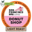 SAN FRANCISCO BAY Coffee Donut Shop 80 Ct Light Roast Compostable Coffee Pods, K Cup Compatible including Keurig 2.0