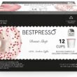 Bestpresso Coffee, Donut Shop Medium Roast Single Serve K-Cup Pods, 96 Count (Compatible With 2.0 Keurig Brewers) 8 Packs Of 12 Cups