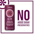 IZZE Sparkling Juice, Blackberry, 8.4 Fl Oz (24 Count)