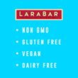 Larabar Peanut Butter Cookie, Gluten Free Vegan Fruit & Nut Bars, 16 ct Larabar Peanut Butter Cookie, Gluten Free Vegan Fruit & Nut Bars, 16 ct
