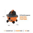 RIDGID HD06001 6 Gal. 3.5-Peak HP NXT Wet/Dry Shop Vacuum with Filter, Hose and Accessories