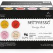 Bestpresso Coffee, Variety Pack Single Serve K-Cup Pods, 96 Count. Includes Breakfast, Colombain, Donut and Italian (Compatible With 2.0 Keurig Brewers) 8 Packs Of 12 Cups