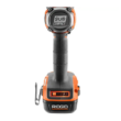 RIDGID R87208K 18V SubCompact Brushless Cordless 1/2 in. Impact Wrench Kit with 2.0 Ah Battery, 18V Charger, and Bag