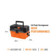 RIDGID WD4522 4.5 Gallon 5.0-Peak HP ProPack Wet/Dry Shop Vacuum with Fine Dust Filter, Expandable Hose and Accessories