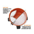 RIDGID HD06001 6 Gal. 3.5-Peak HP NXT Wet/Dry Shop Vacuum with Filter, Hose and Accessories