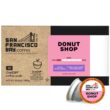 SAN FRANCISCO BAY Coffee Donut Shop 80 Ct Light Roast Compostable Coffee Pods, K Cup Compatible including Keurig 2.0