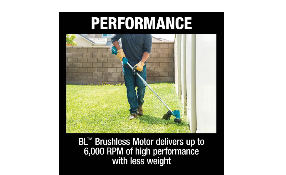 Makita XRU23Z 18V LXT Lithium-Ion Brushless Cordless 13 in. String Trimmer, Tool-Only Makita XRU23Z 18V LXT Lithium-Ion Brushless Cordless 13 in. String Trimmer, Tool-Only - Image 6