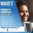 Maud's French Vanilla Coffee, 100ct. Solar Energy Produced Recyclable Single Serve French Vanilla Flavored Coffee Pods - KCup Compatible