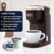 Maud's French Roast Coffee (French Roast From The Coast), 100ct. Solar Energy Produced Recyclable Single Serve French Roast Coffee Pods