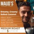 Maud's Salted Caramel Coffee (Dreamy Creamy Caramel), 100ct. Solar Energy Produced Recyclable Single Serve Salted Caramel Flavored Coffee Pods