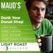 Maud's Donut Shop Coffee (Dunk Your Donut Shop), 100ct. Solar Energy Produced Recyclable Single Serve Light Roast Donut Shop Coffee Pods