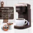 Maud's Dark Roast Decaf Coffee (Decaf Tall Dark and Handsome) 100ct. Solar Energy Produced Recyclable Single Serve Decaf Dark Roast Coffee Pods