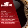 Maud's Medium Dark Roast Coffee (In The House Blend), 100ct. Solar Energy Produced Recyclable Single Serve Medium Dark Roast Coffee Pods