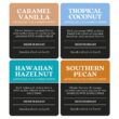 Copper Moon Single Serve Coffee Pods for Keurig K Cup Brewers, Flavored Variety Pack, Medium Roast Coffee, 48 Count (12 each: Caramel Vanilla, Tropical Coconut, Hawaiian Hazelnut, Southern Pecan)