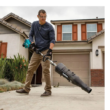 Makita XUX02SM1X3 18V LXT Brushless Cordless Couple Shaft Power Head Kit w/13 in. String Trimmer & Blower Attachments, 4.0Ah
