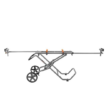 RIDGID AC9946 Universal Mobile Miter Saw Stand with Mounting Braces