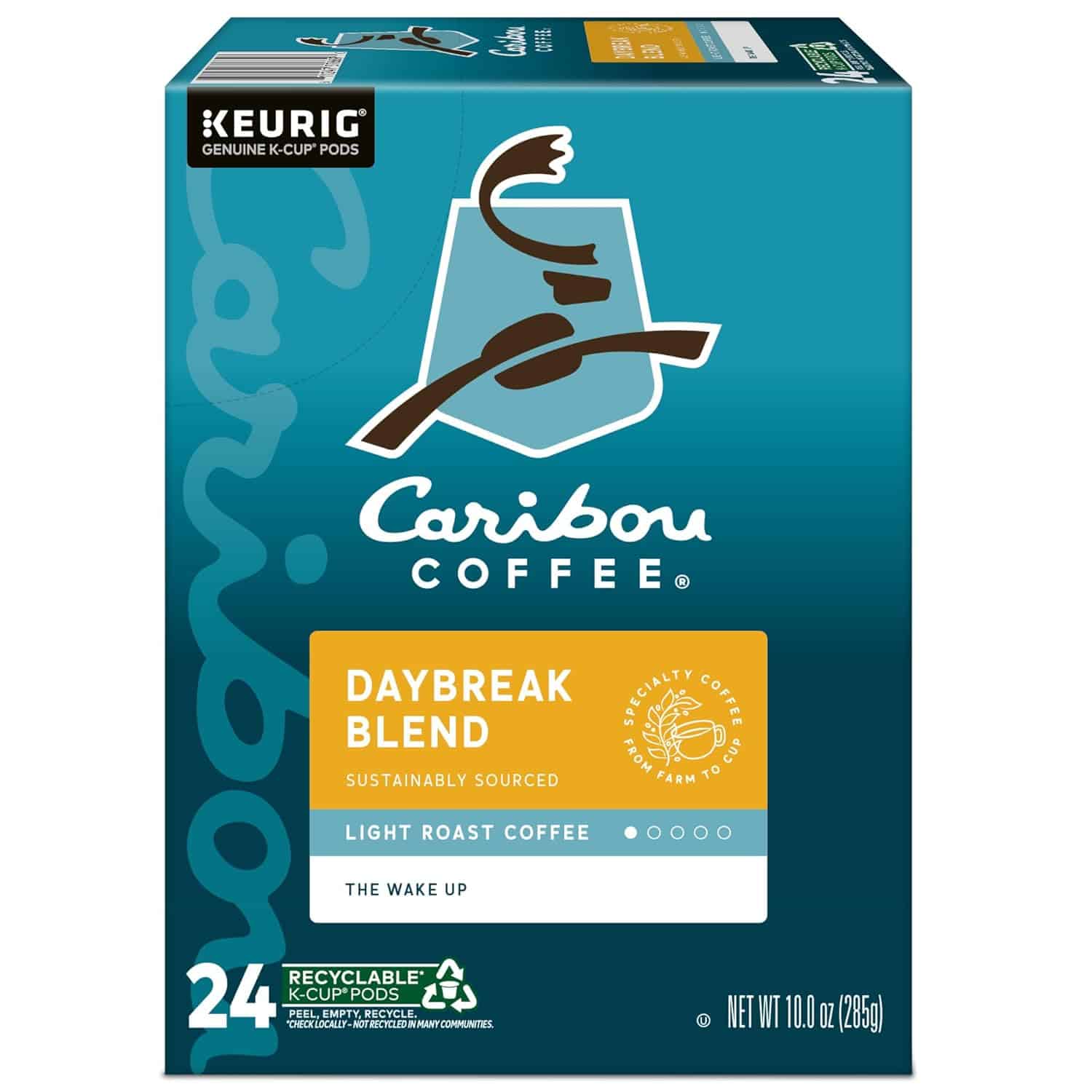 Caribou Coffee Daybreak Morning Blend, Single-Serve Keurig K-Cup Pods, Light Roast Coffee, 24 Count (Pack of 4) Caribou Coffee Daybreak Morning Blend, Single-Serve Keurig K-Cup Pods, Light Roast Coffee, 24 Count (Pack of 4) - Image 7