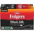 Folgers Black Silk Dark Roast Coffee, 72 Keurig K-Cup Pods