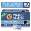 Victor Allen Coffee Decaf Donut Shop Single Serve K-Cup, 80 Count