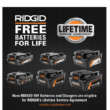 RIDGID AC840040P 18V Lithium-Ion MAX Output 4.0 Ah Battery (2-Pack)