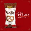 Unique Snacks Extra Dark Splits Pretzels, Delicious Vegan, Homestyle Baked, Certified OU Kosher and Non-GMO, No Artificial Flavor, 11 Oz Bags (Pack of 12)