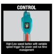 Makita XUX02SM1X3 18V LXT Brushless Cordless Couple Shaft Power Head Kit w/13 in. String Trimmer & Blower Attachments, 4.0Ah